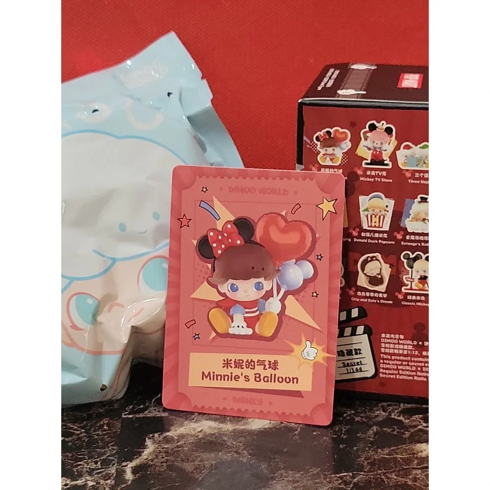 POP MART Dimoo World x Disney Series Confirmed Figure Doll - Minnie's Balloon